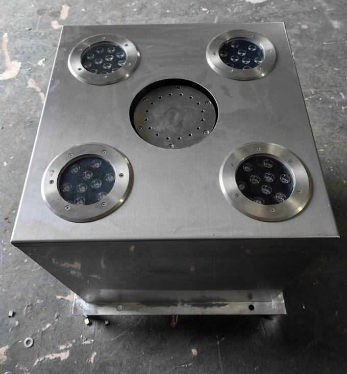 एलईडी लैंप रंग बहुरंगी 3 डी रोटरी नोजल समूह फव्वारा उच्च प्रदर्शन 0