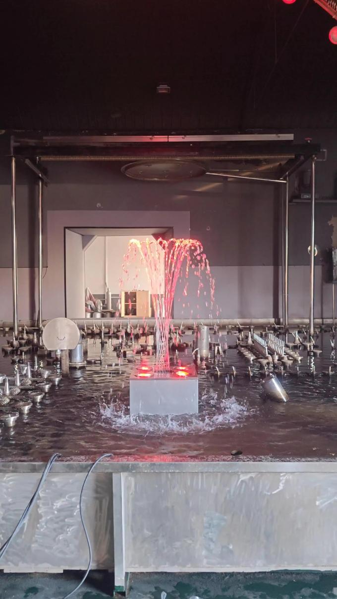 एलईडी लैंप रंग बहुरंगी 3 डी रोटरी नोजल समूह फव्वारा उच्च प्रदर्शन 2